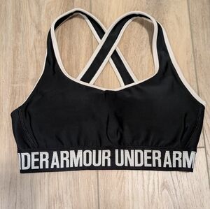 Under Armour Black and White Sports Bra